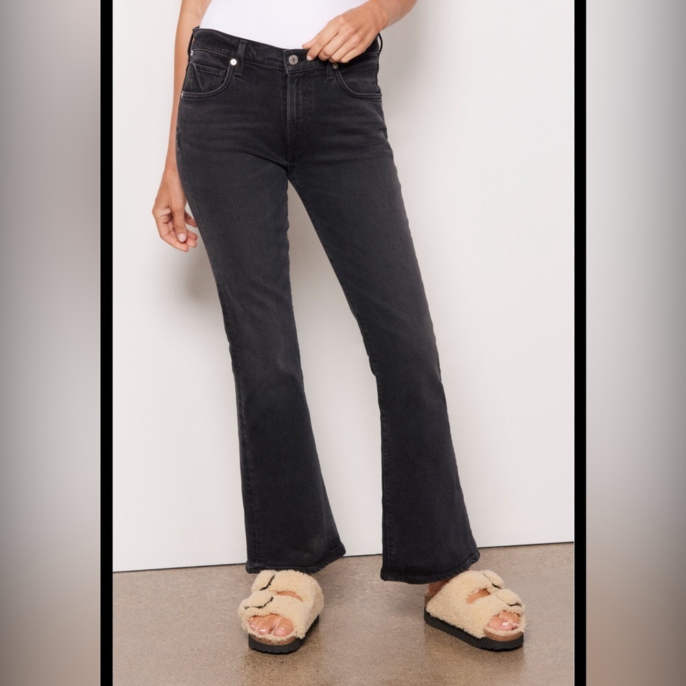 Citizens of Humanity Black Emannuelle Jesns Women’s size 31 NWOT flare jeans